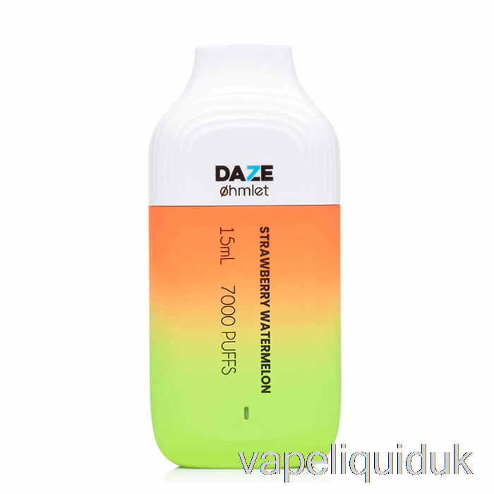 7 Daze OHMLET 7000 0% Zero Nicotine Disposable Strawberry Watermelon Vape Liquid